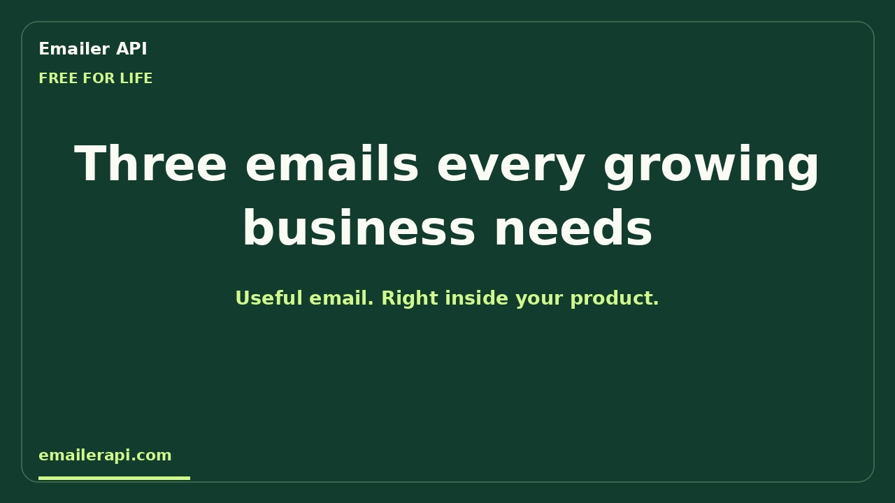 Three emails every growing business needs